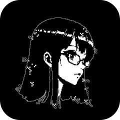 eliza OS icon of an anime girl with some glasses